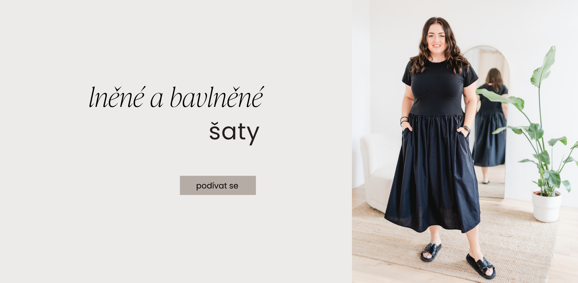 Lněné a bavlněné šaty